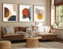 Wallity Cuadro Decorativo Enmarcado Huhu209 50 x 70 cm (3 piezas)